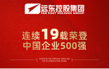 遠(yuǎn)東連續(xù)19年榮登“中國企業(yè)500強”